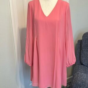 I.N.C. V-Neck Dress - Pink